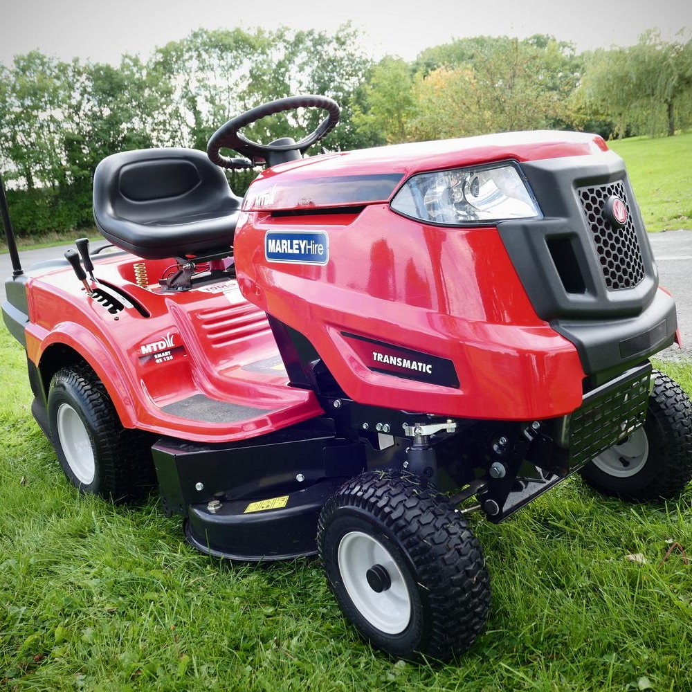 Hire ride on discount mower near me